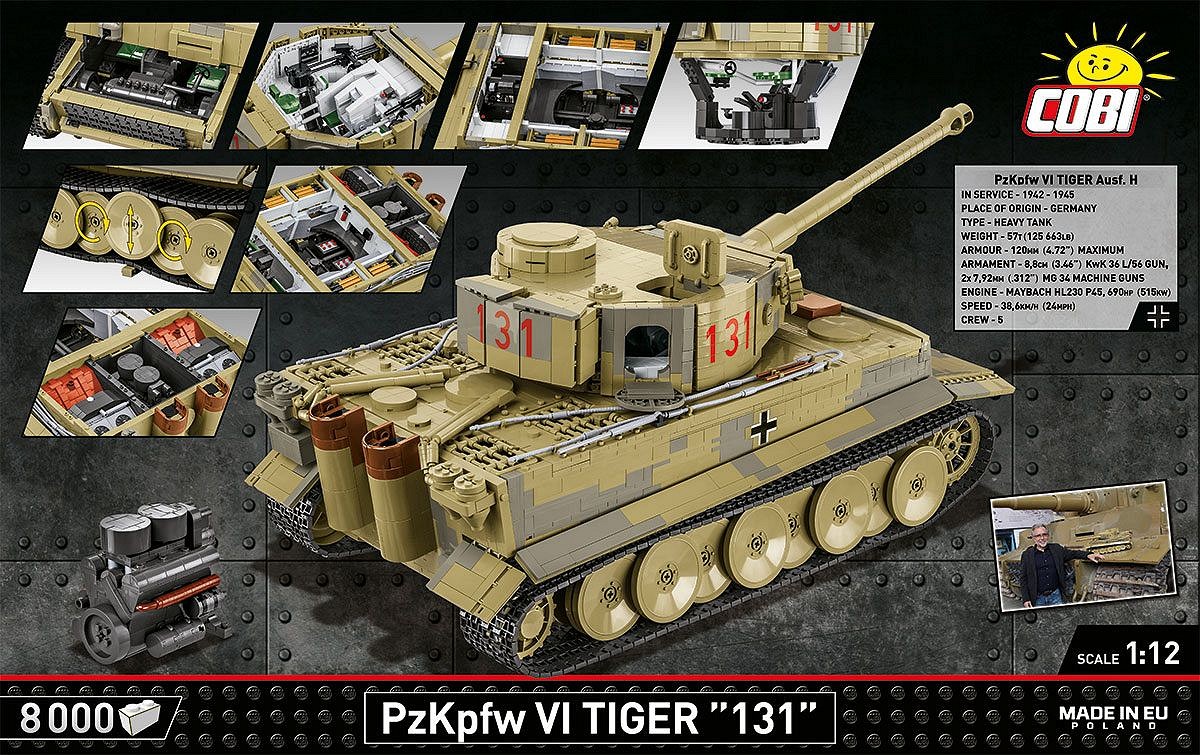 Lego cobi tiger 1 hotsell